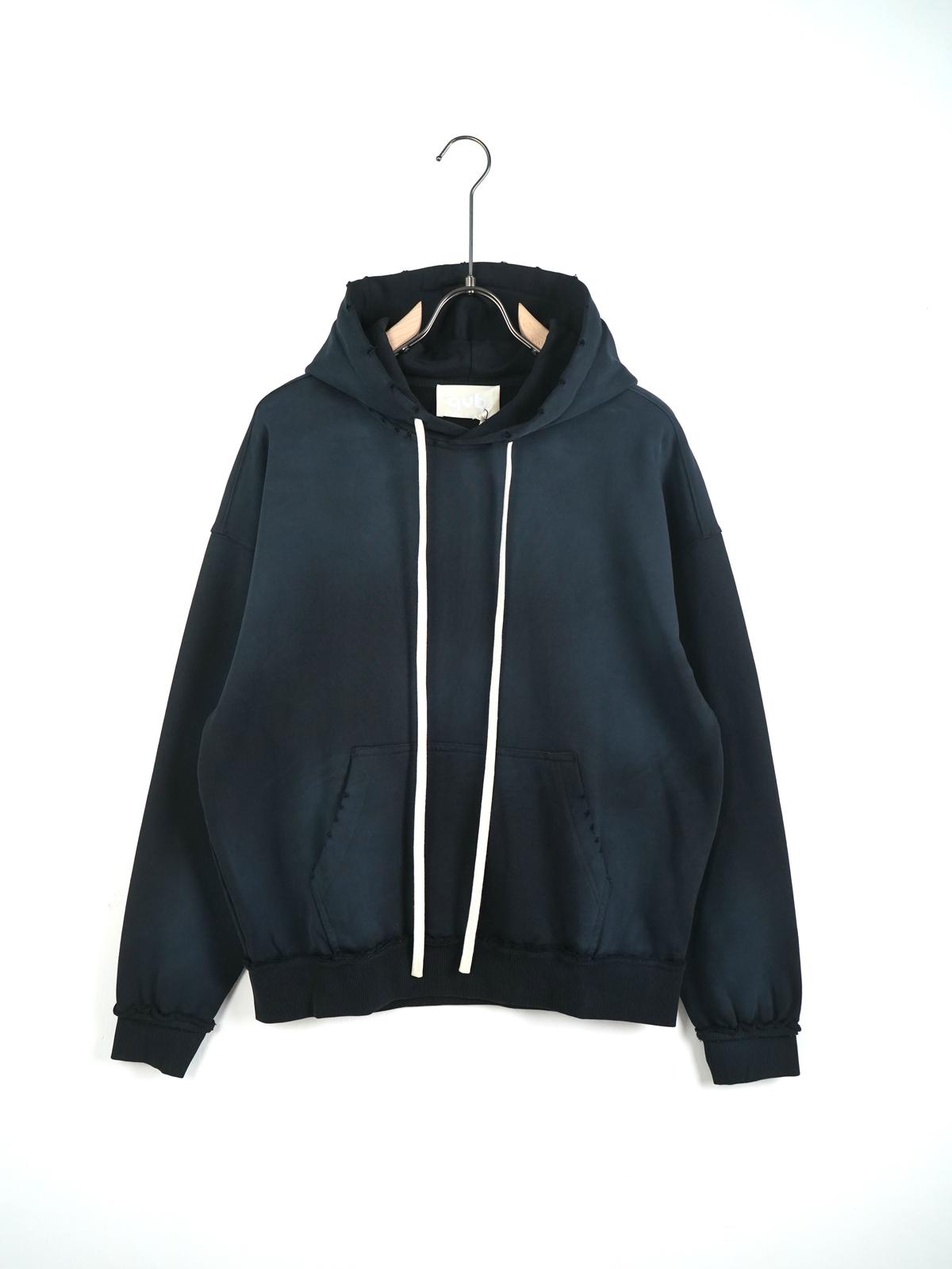 Hanorac Negru Barbati Look Uzat – Bumbac