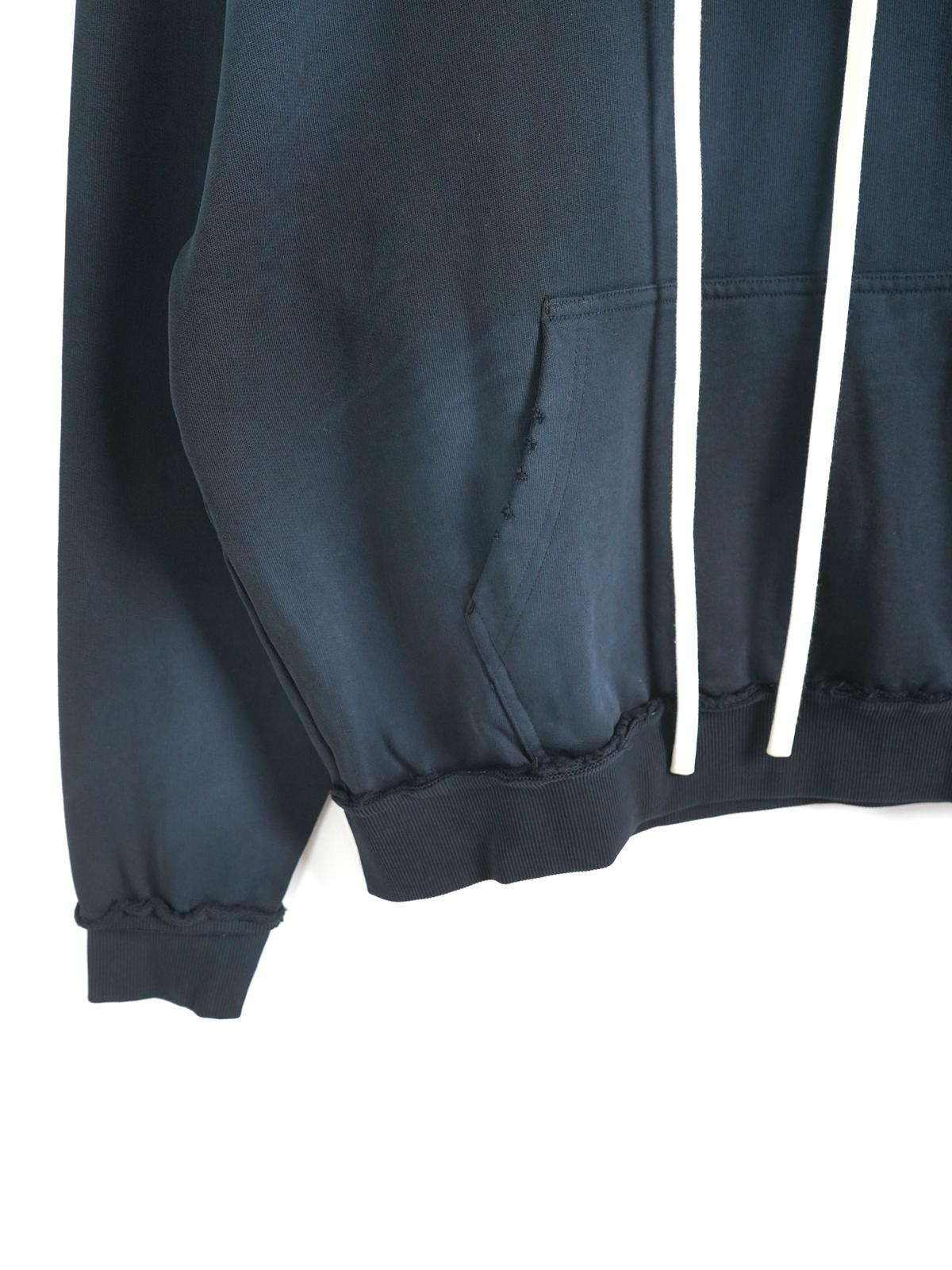 Hanorac Negru Barbati Look Uzat – Bumbac
