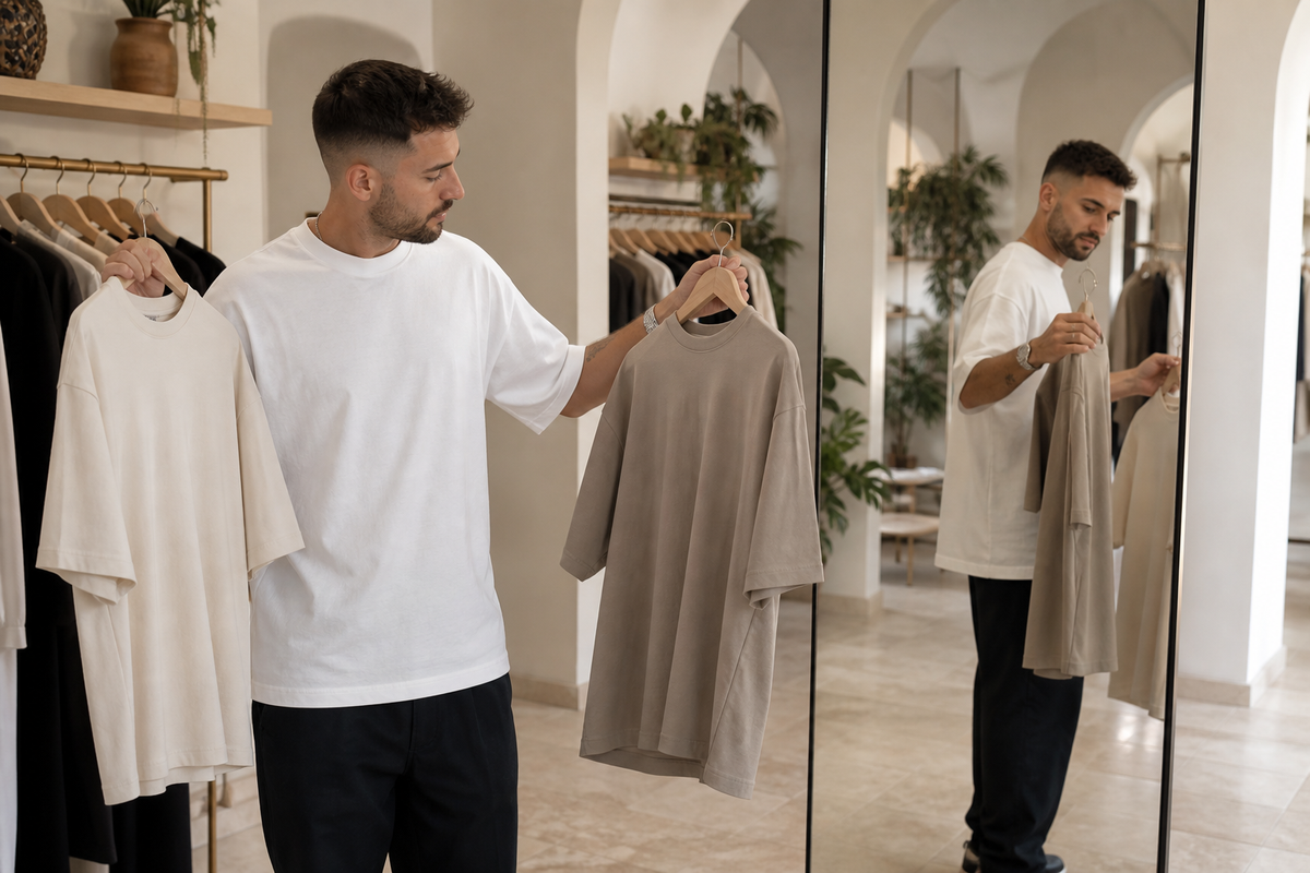 Cum alegi mărimea unui tricou oversized