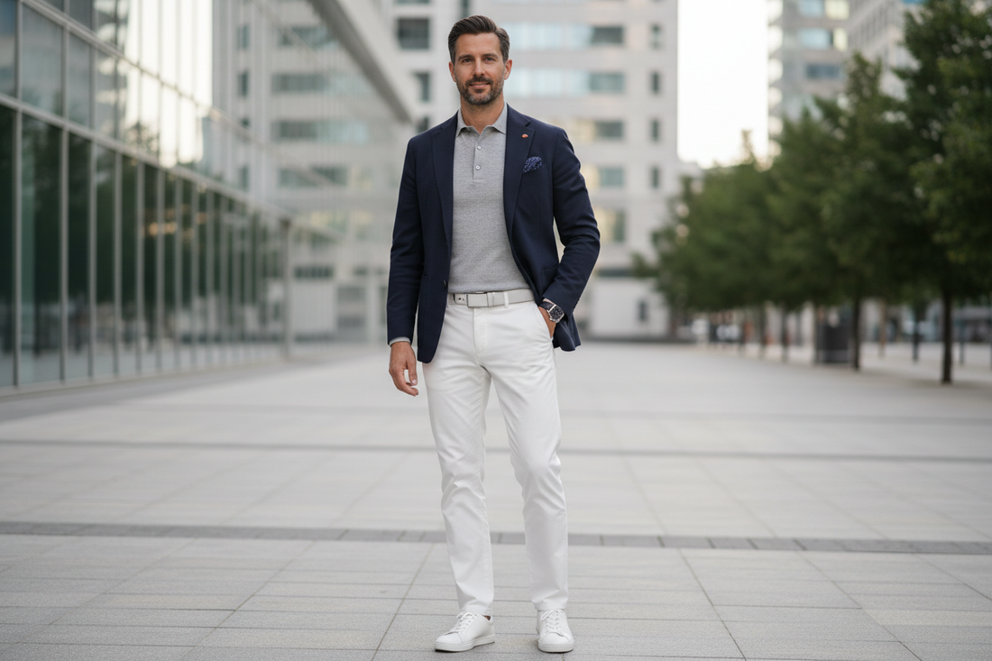 Ce pantaloni avantajează bărbații scunzi