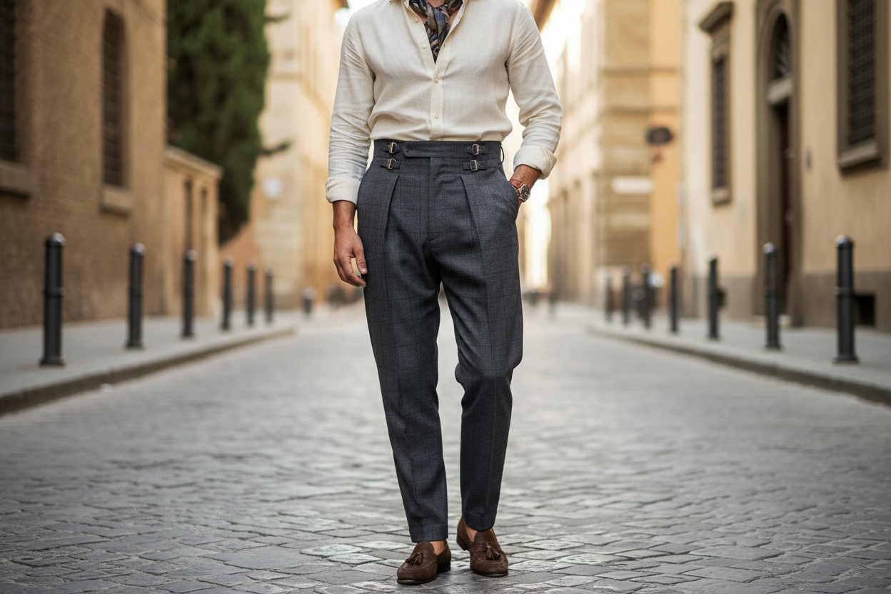 Pantaloni Gurkha și Sartoriali: Ghidul Eleganței Supreme Masculine