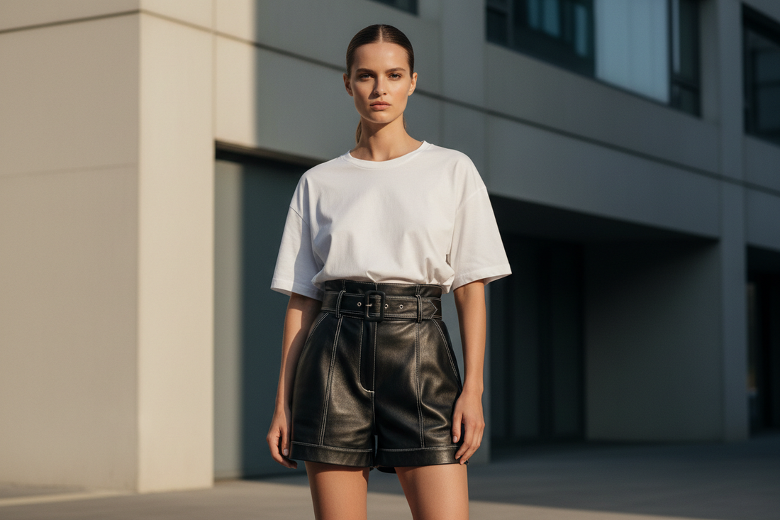 Pantaloni Scurți Piele Damă 2026: Ghidul de Stil și Inginerie a Siluetei Urban-Luxe