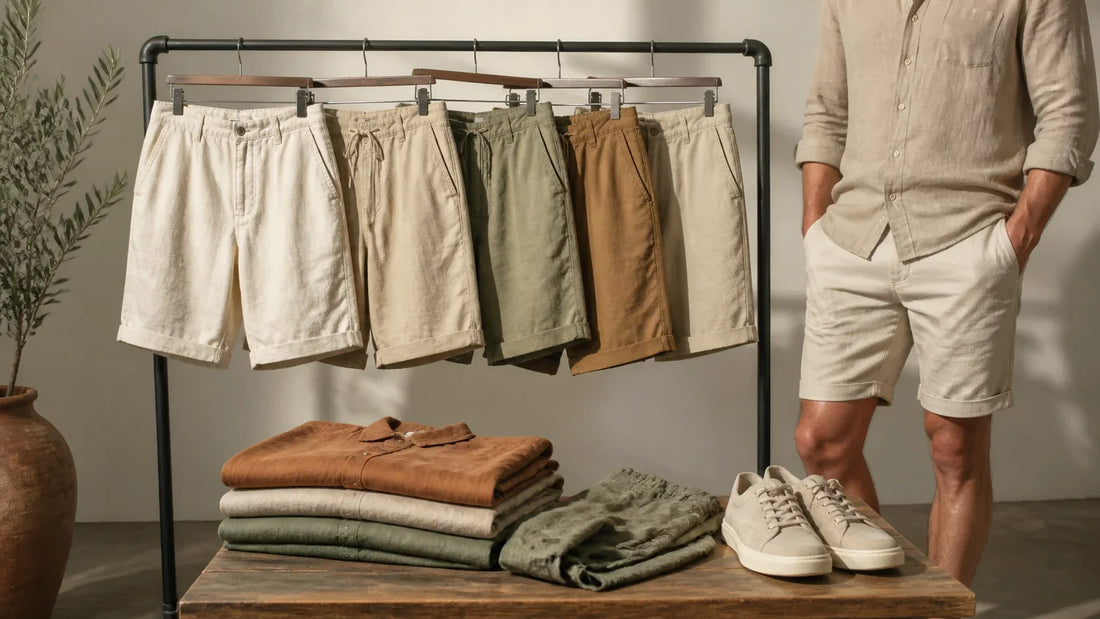 Moda săptămânii: pantaloni scurți în tonuri naturale – imagine principală pentru ghidul Atelier AXD
