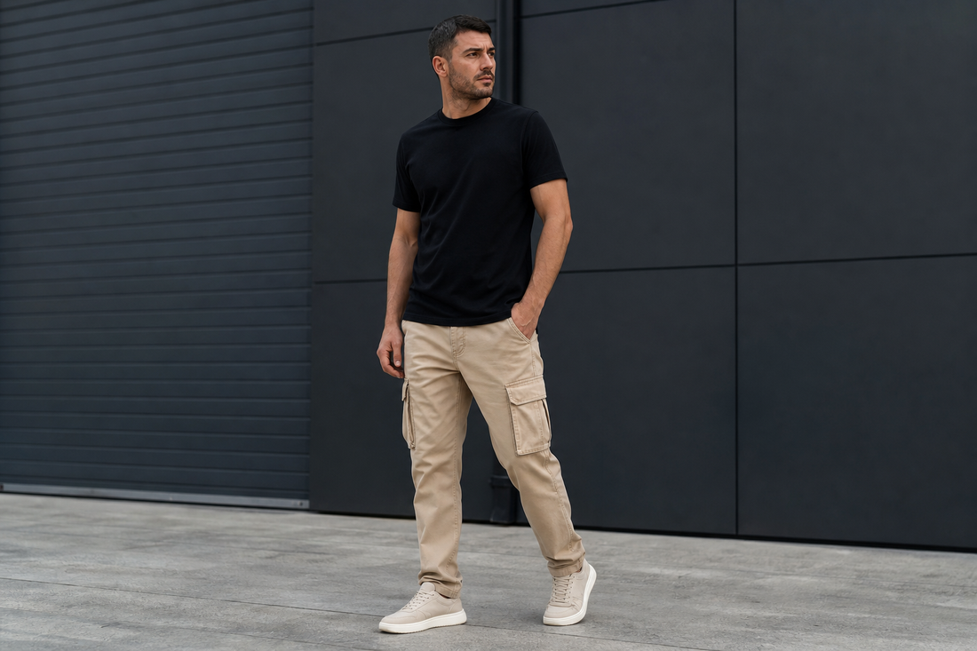 Pantaloni cargo de vară pentru bărbați: buzunare, volum și styling