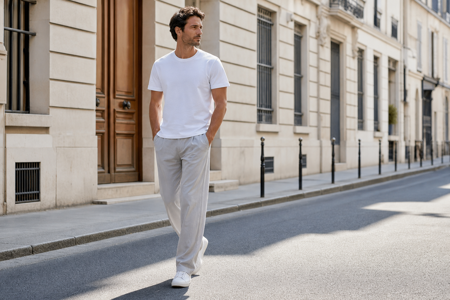 Pantaloni casual de vară pentru bărbați: ținute simple de zi