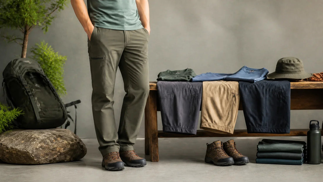 Pantaloni de trekking pentru vară: ce aleg bărbații la drumeție – imagine principală pentru ghidul Atelier AXD