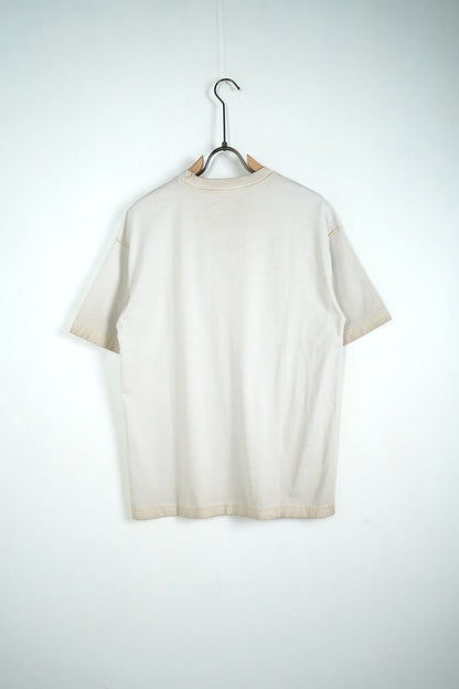 Tricou Crem  Bărbați din Bumbac – Look Uzat, Casual Urban