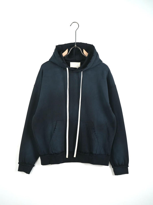 Hanorac Negru  Barbati Look Uzat – Bumbac