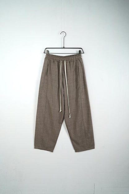 Set bărbați casual maro — tricou și pantaloni cu șnur