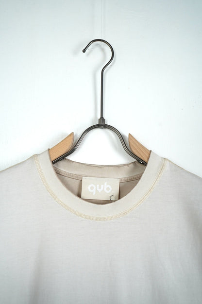 Tricou Crem  Bărbați din Bumbac – Look Uzat, Casual Urban