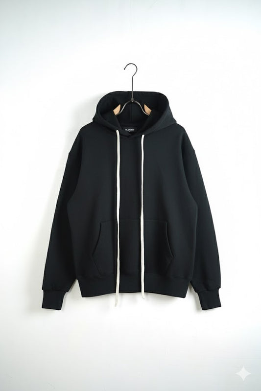 Hanorac Negru Simplu – Siret Lung