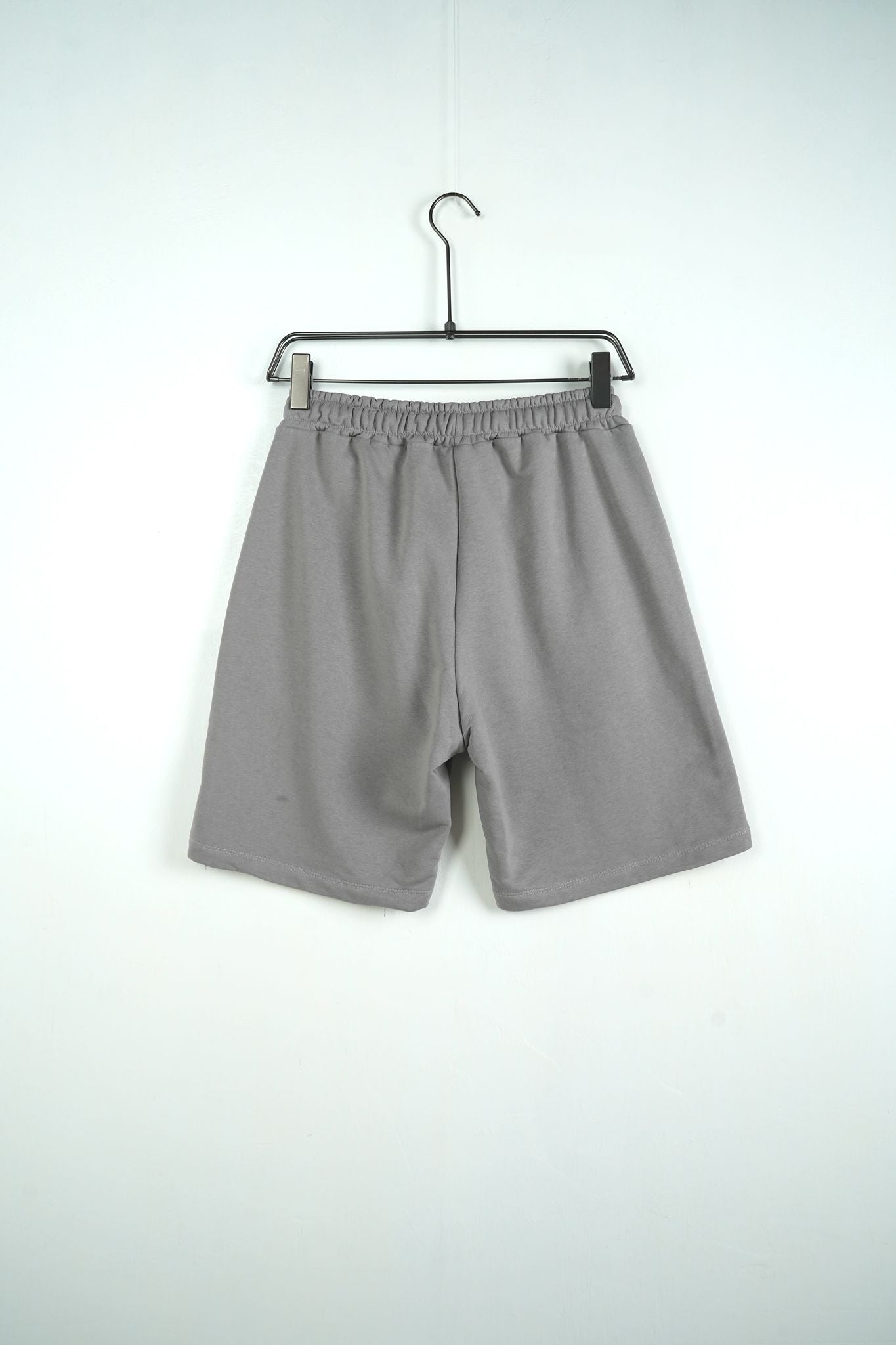 Pantaloni Scurți Unisex din Bumbac Gri Deschis