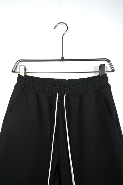 Pantaloni Scurți Unisex din Bumbac Negrii