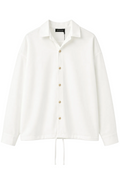 Cămașă oversized albă cu design minimalist și croială modernă casual premium