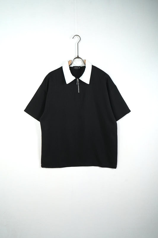 Set bărbați casual negru — tricou și pantaloni cu șnur