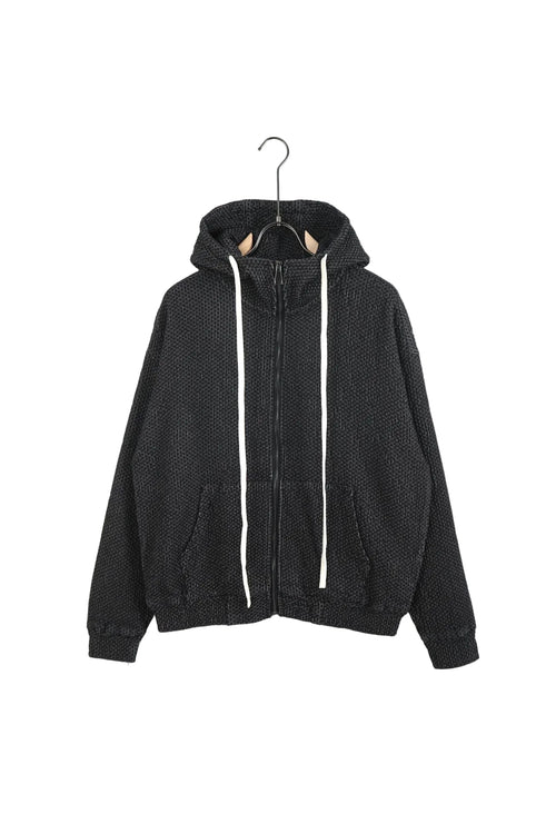Hanorac negru bărbați cu glugă și fermoar frontal, stil streetwear modern, material bumbac premium