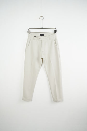 Férfi krémszínű slim fit nadrág – 008095-INV