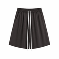 Pantaloni Scurți Maro Închis cu Șnur Lung – Subțiri, de Vară - produs fashion bărbați Atelier AXD