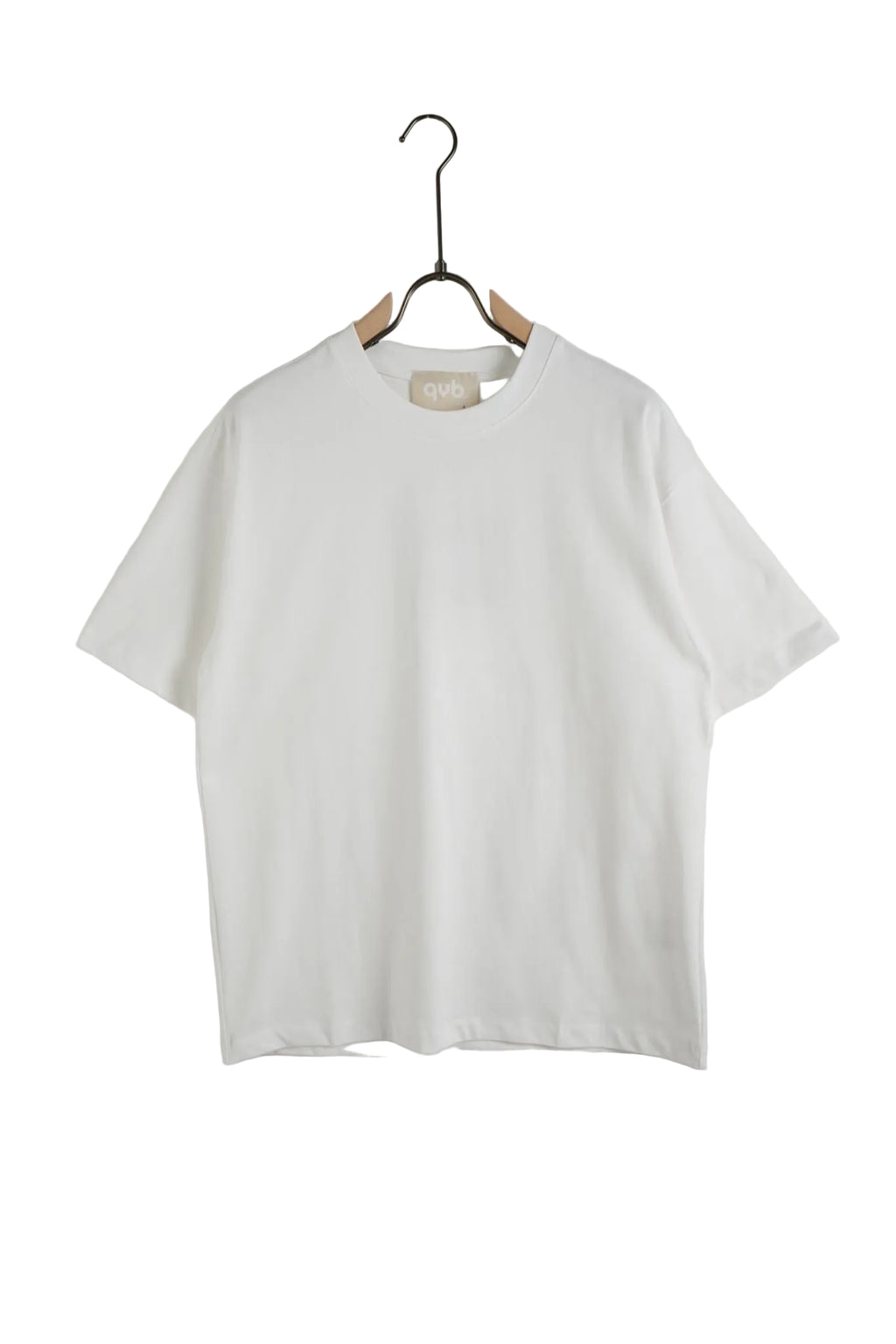 Tricou unisex alb din bumbac premium, croială clasică potrivită pentru bărbați și femei, piesă esențială în garderobă