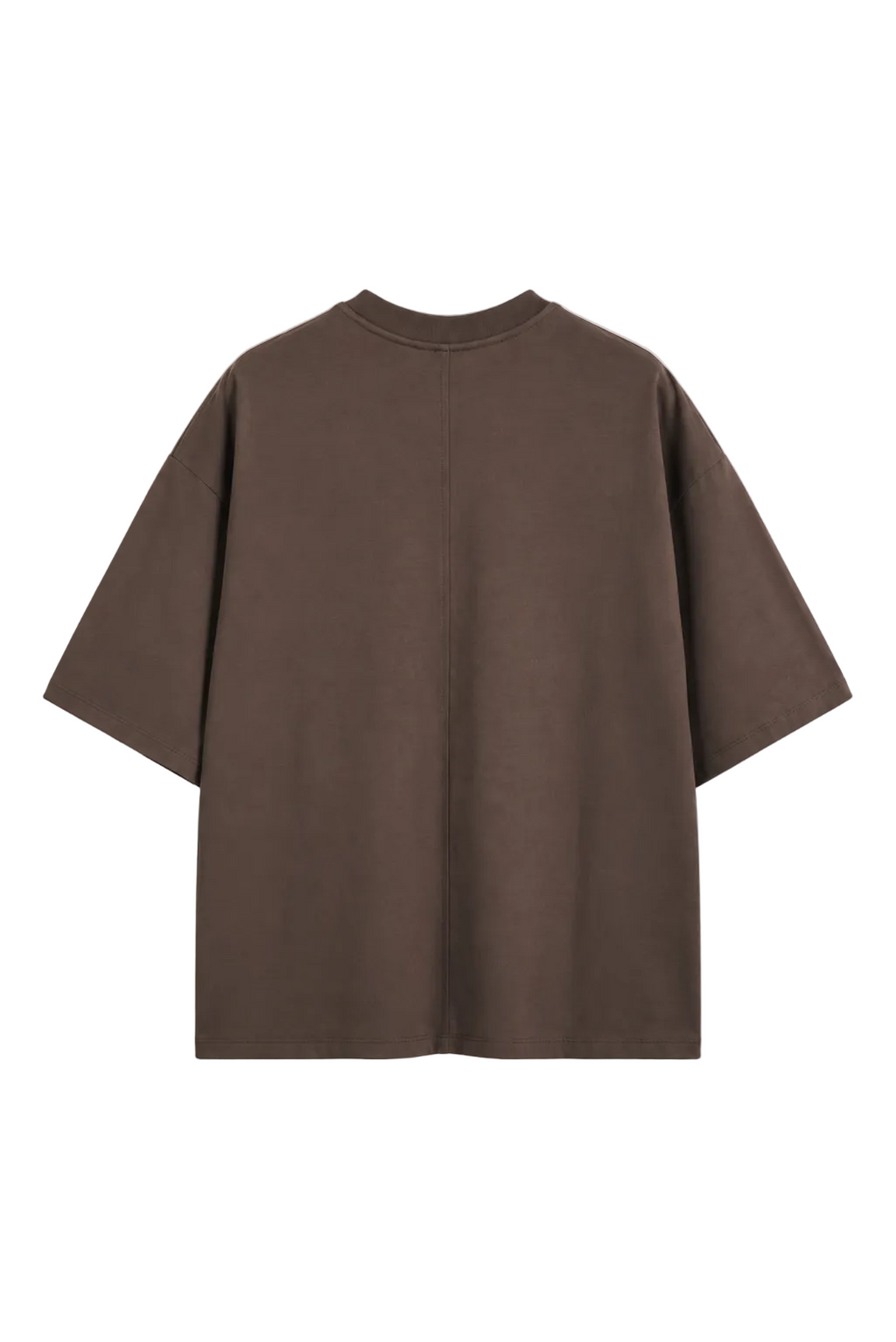 Tricou Maro cu Cusătură Centrală pe Spate