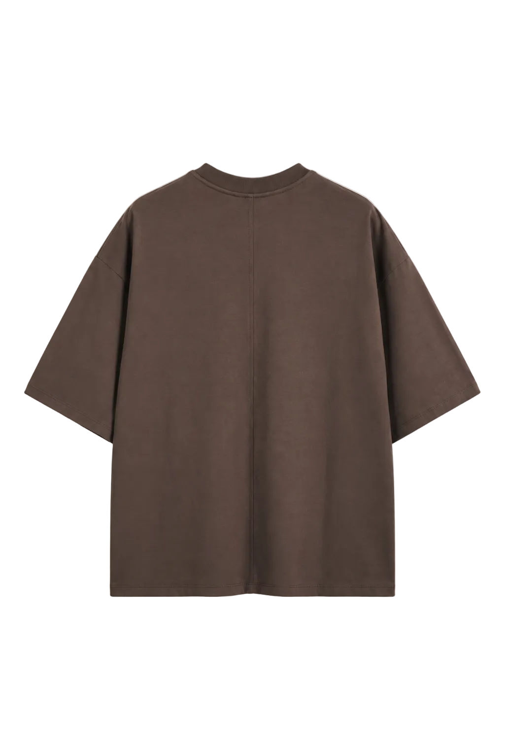 Tricou Maro cu Cusătură Centrală pe Spate