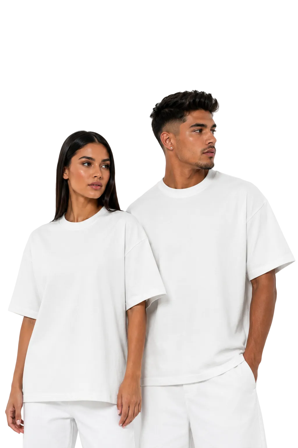 Tricou unisex alb