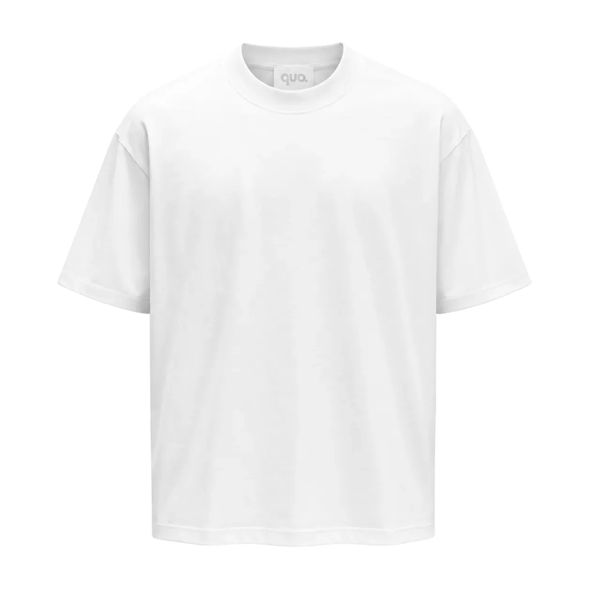Tricou simplu alb 100% bumbac pentru ținute casual