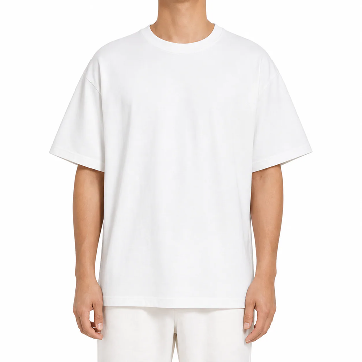 Tricou unisex alb