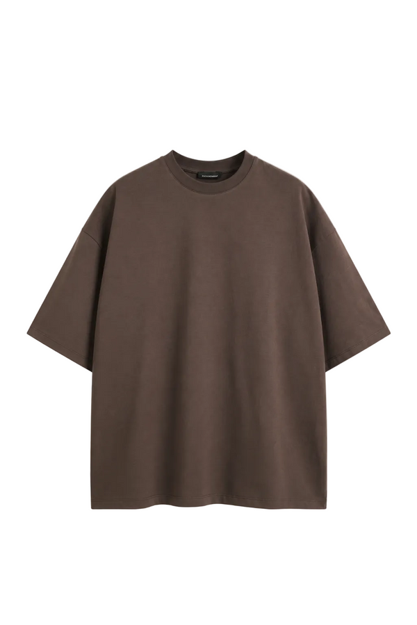 Tricou Maro cu Cusătură Centrală pe Spate