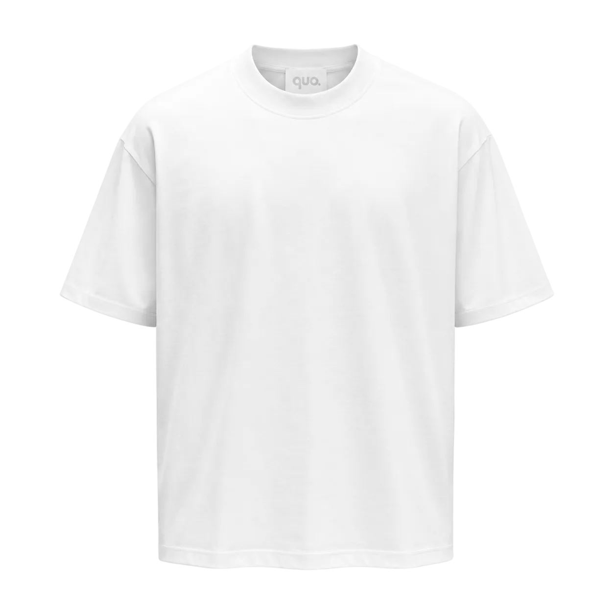 Tricou simplu alb 100% bumbac pentru ținute casual