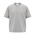 Tricou simplu crem 100% bumbac pentru ținute casual