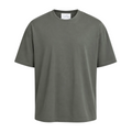 Tricou simplu verde armată 100% bumbac pentru ținute casual
