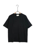 Tricou unisex negru cu rupturi decorative stil distressed, material bumbac, look grunge urban